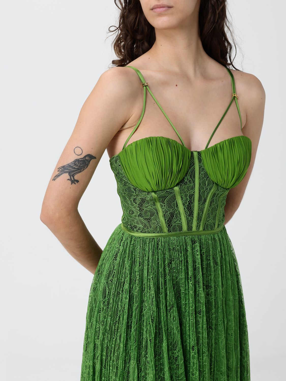 [ELISABETTA FRANCHI] Sleeveless dress SS26 AB97162E2 FA1