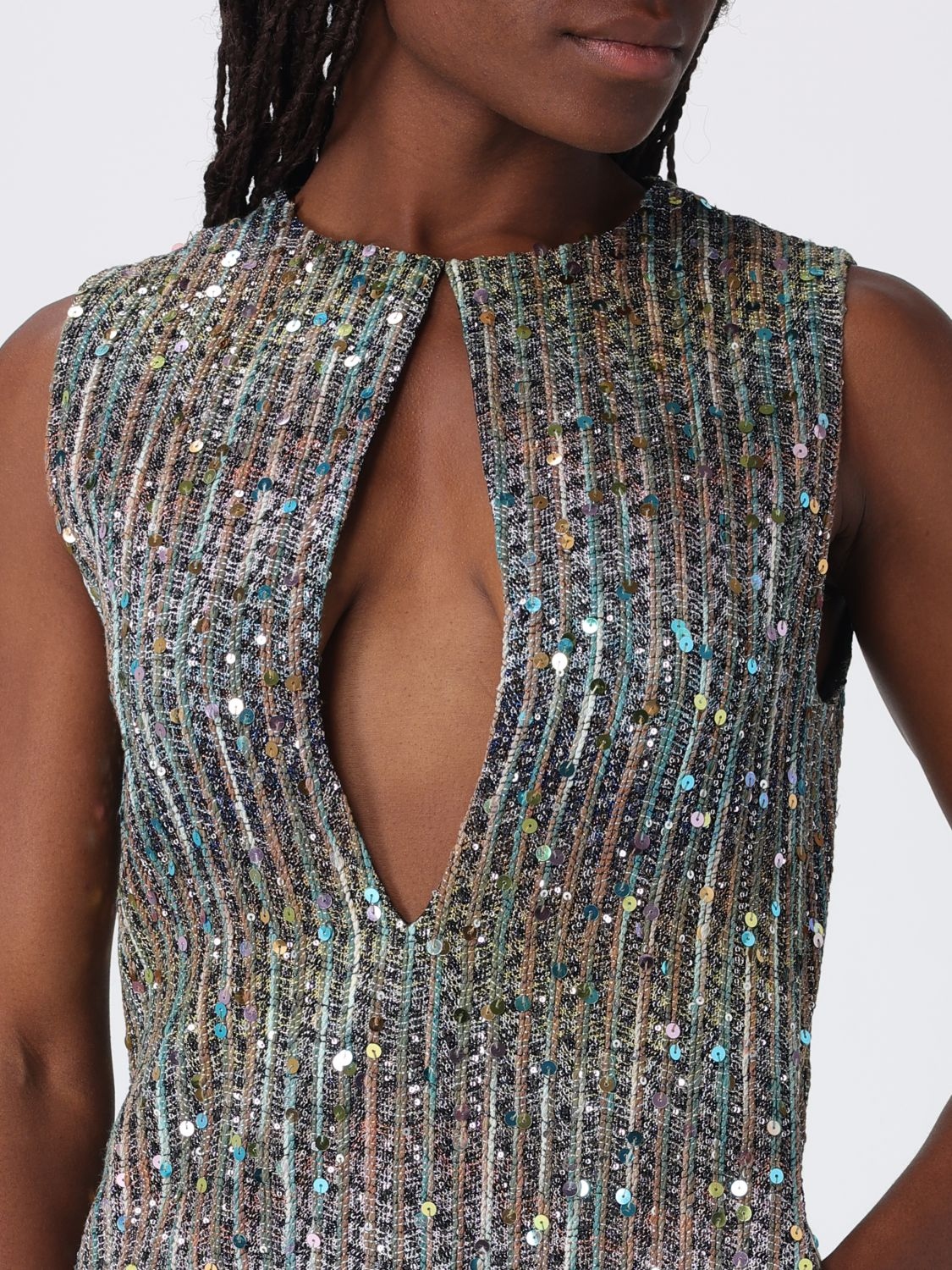 [MISSONI] Sleeveless dress SS26 DS26SG41BC0066 SMSNT