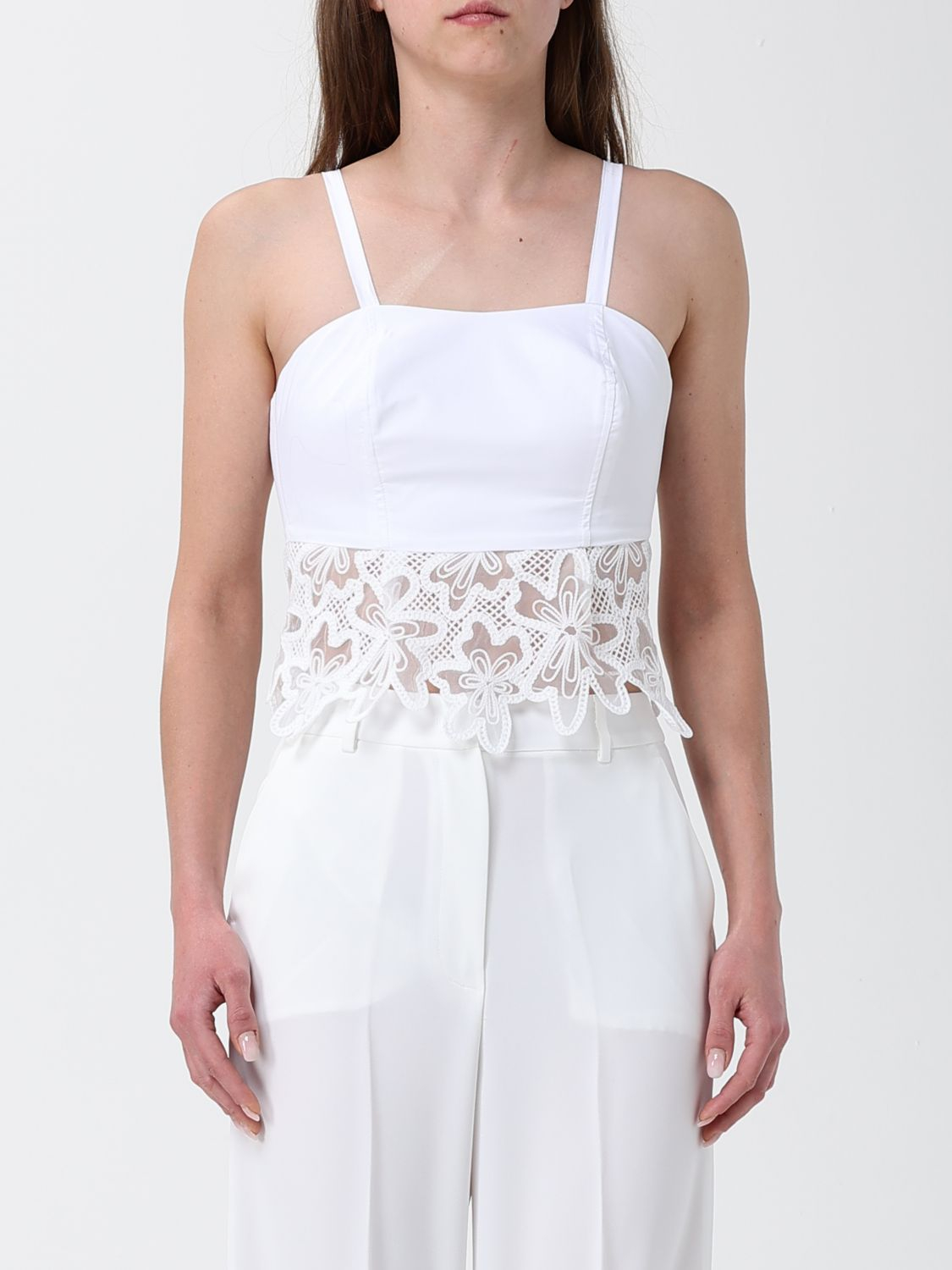 [HANITA] Tank top SS26 HM31704597 BIANCO