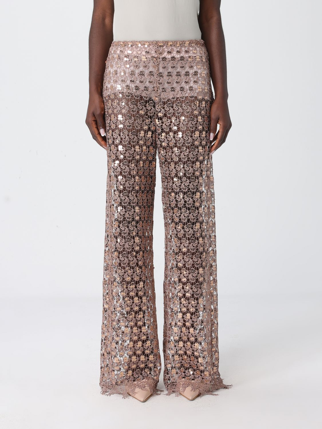 [H COUTURE] Trousers SS26 HP16734648 MOCHA MOUSSE