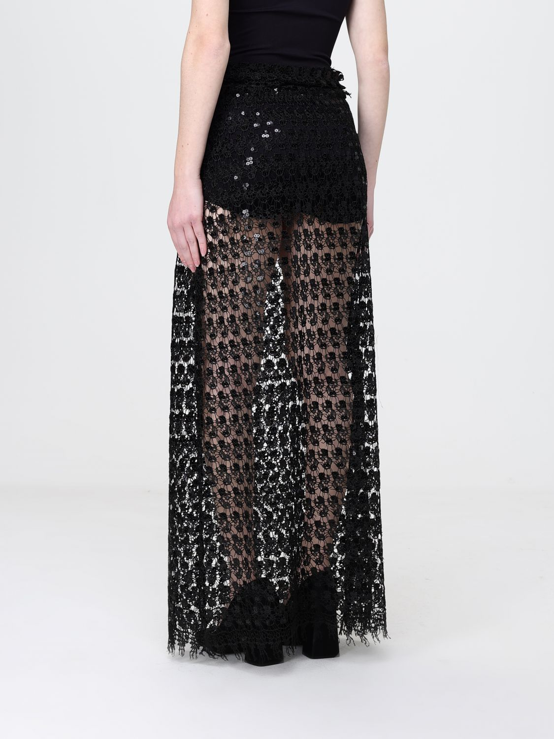 [H COUTURE] Long skirt SS26 HG10554648 NERO