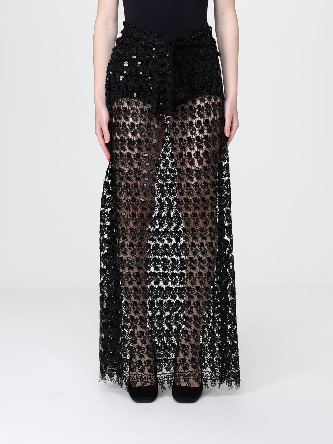 [H COUTURE] Long skirt SS26 HG10554648 NERO