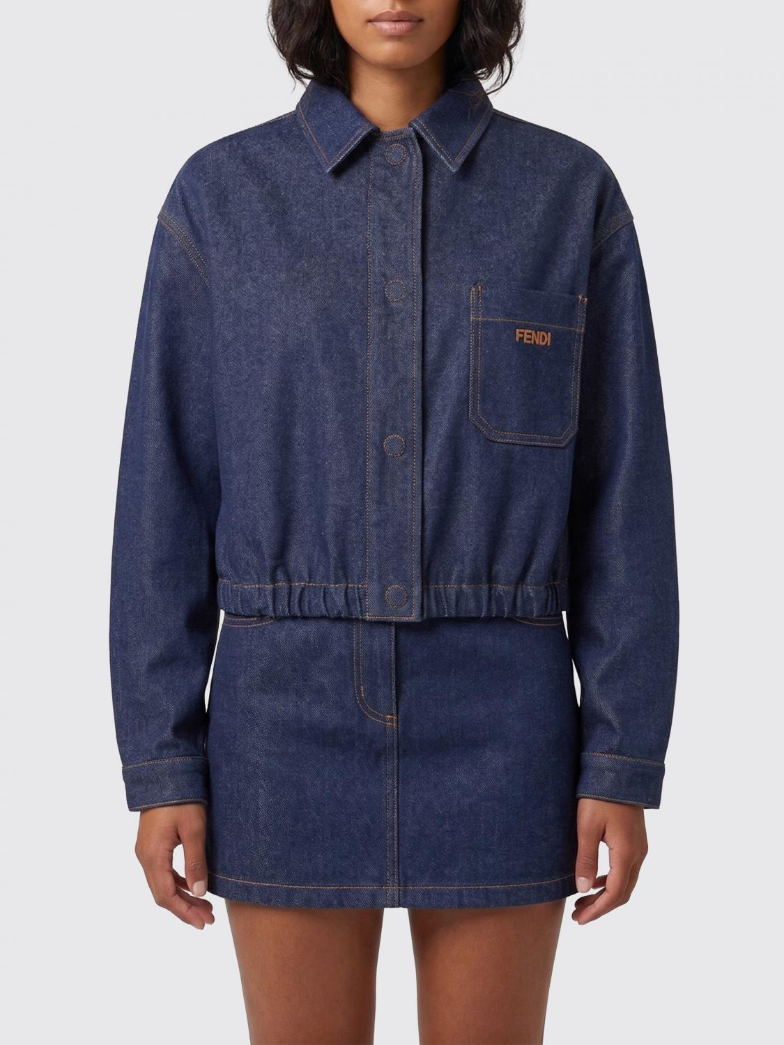 [Fendi] Denim Jacket SS26 FLF856AOHS F0QB0