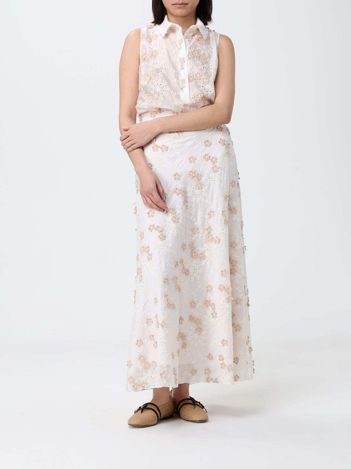 [HANITA] Shirts Long Sleeve SS26 HC6914583 BEIGE
