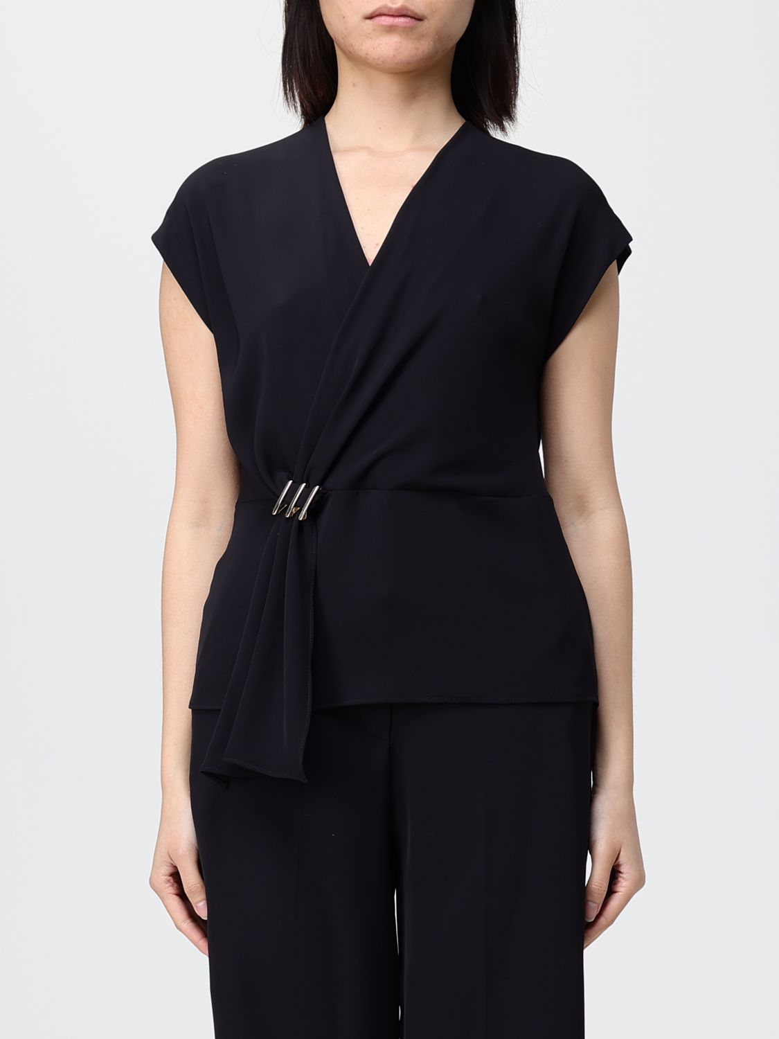 [HANITA] T-shirts Sleeveless SS26 HM31354558 NERO