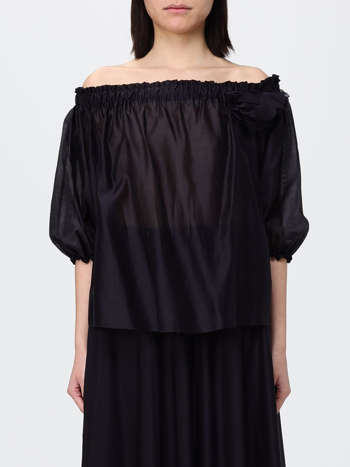 [HANITA] Blouse SS26 HM31734582 NERO