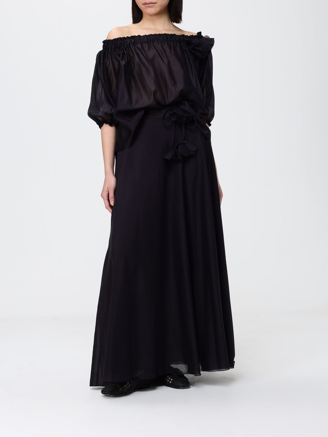 [HANITA] Blouse SS26 HM31734582 NERO