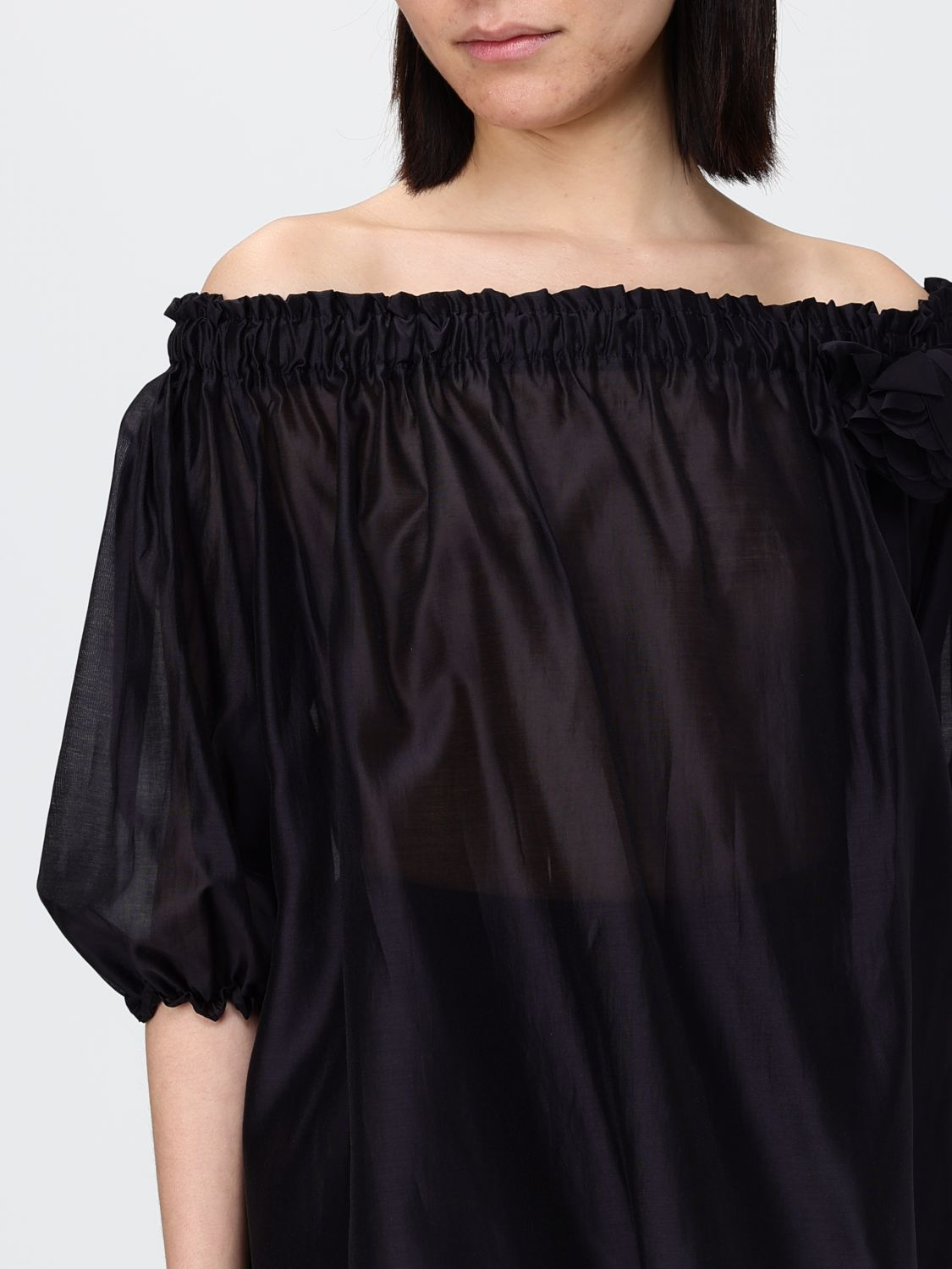 [HANITA] Blouse SS26 HM31734582 NERO