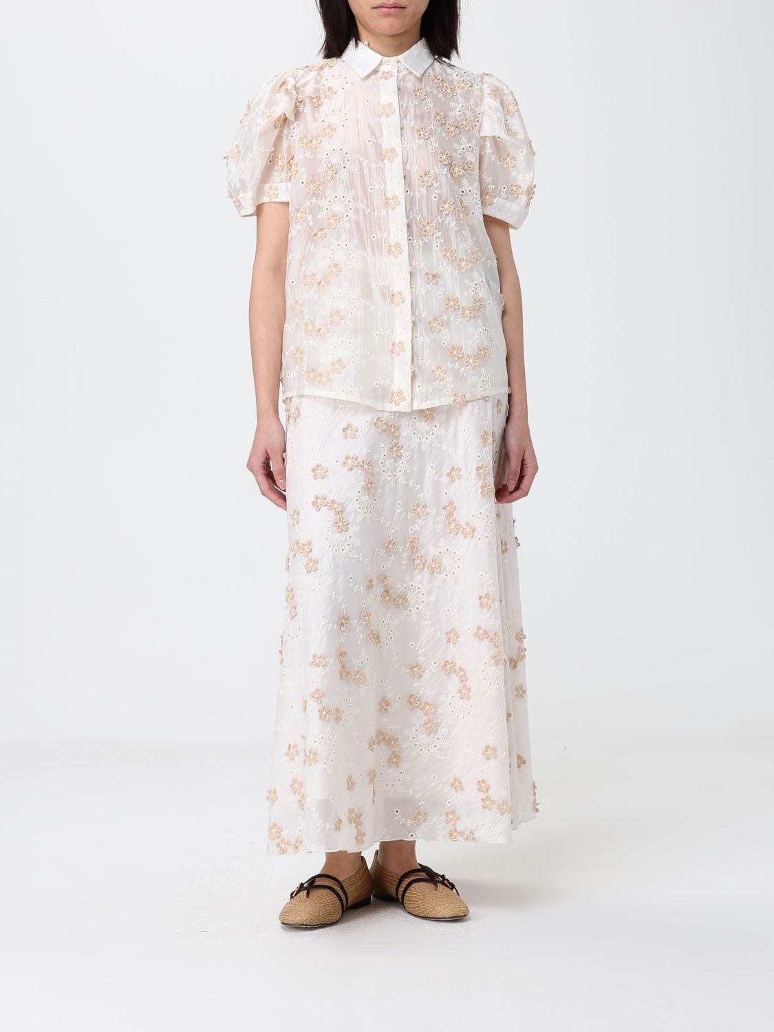 [HANITA] Shirts Long Sleeve SS26 HC6834583 BEIGE