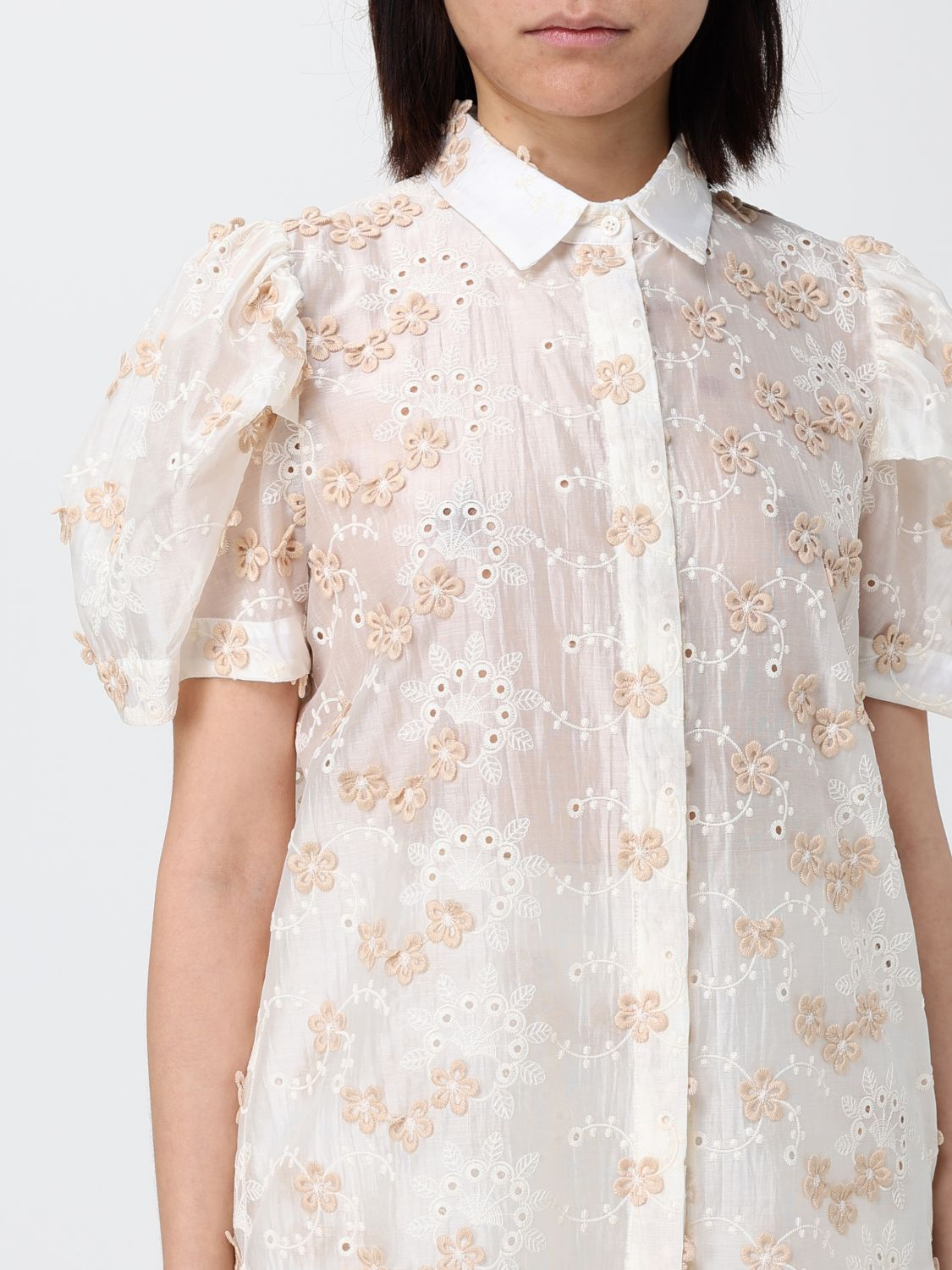[HANITA] Shirts Long Sleeve SS26 HC6834583 BEIGE