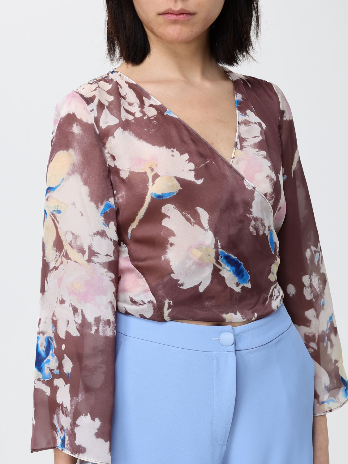 [HANITA] Blouse SS26 HM31554624 EBANO