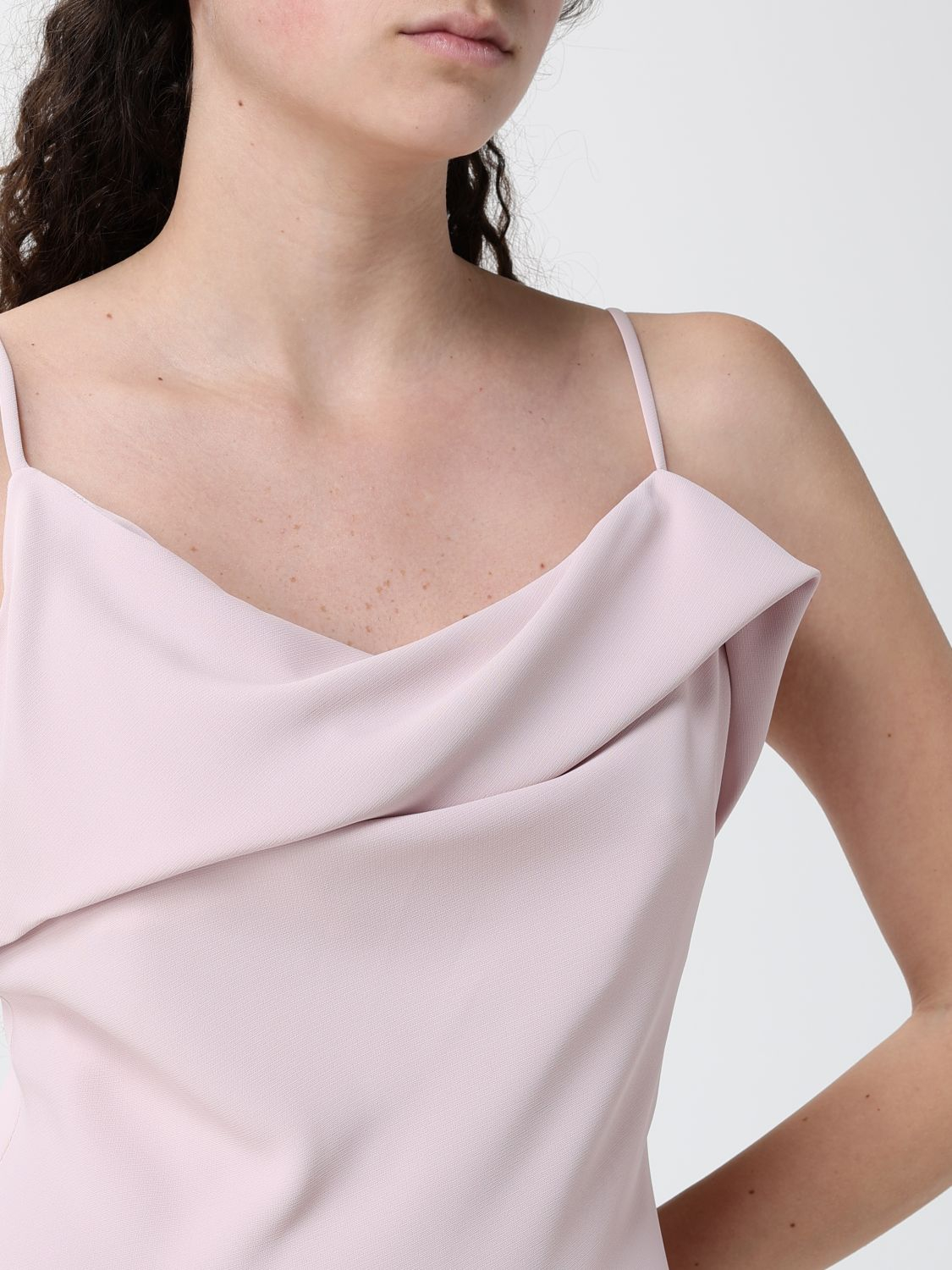 [HANITA] Sleeveless dress SS26 HV37584558 ROSA QUARZO