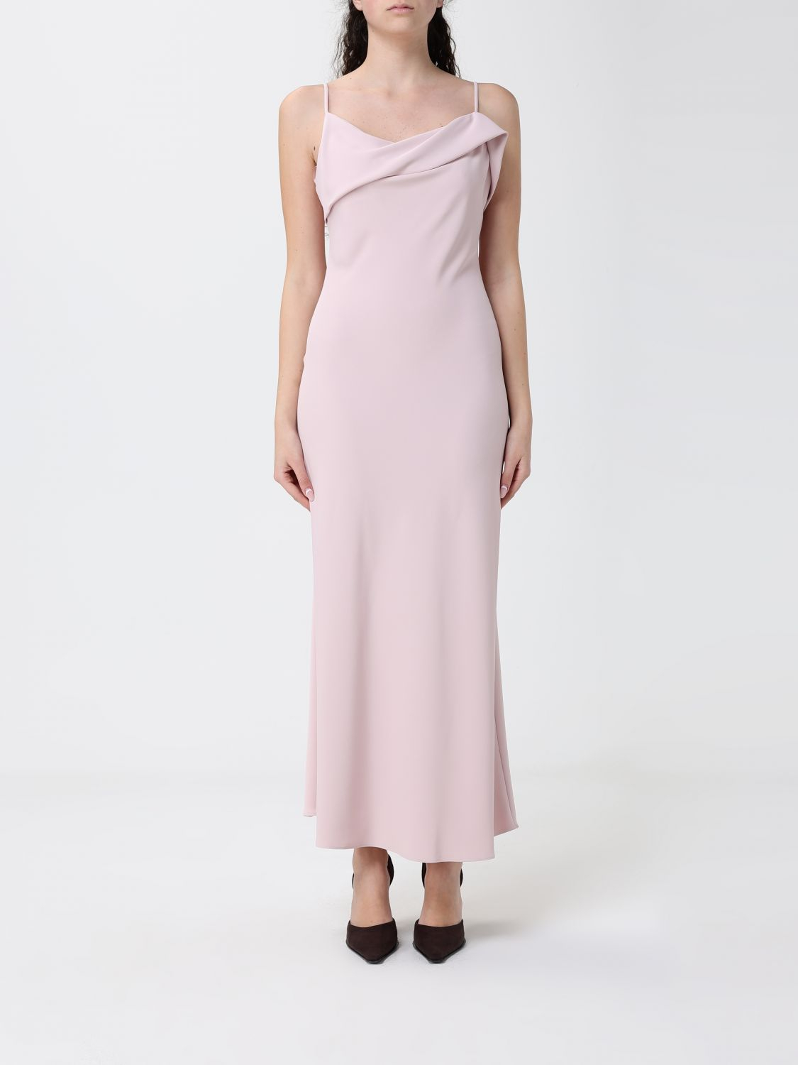 [HANITA] Sleeveless dress SS26 HV37584558 ROSA QUARZO
