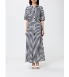 [HANITA] Short sleeve dress SS26 HV37894577 BLU MARINE