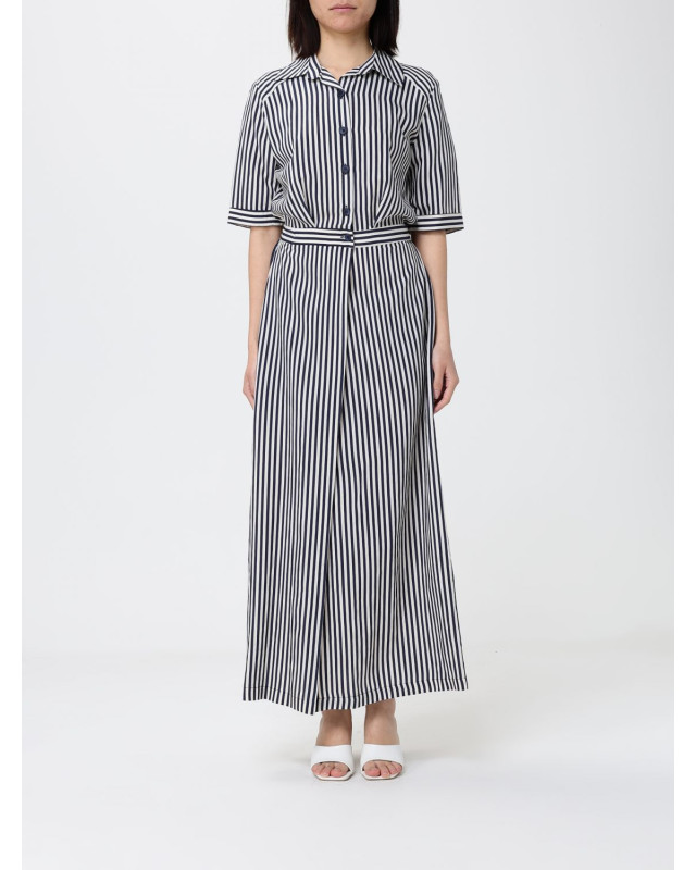 [HANITA] Short sleeve dress SS26 HV37894577 BLU MARINE