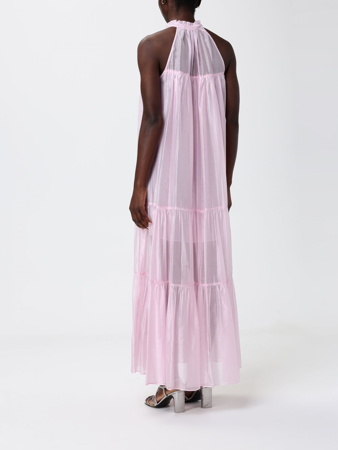 [HANITA] Sleeveless dress SS26 HV37874582 CAMISA PINK