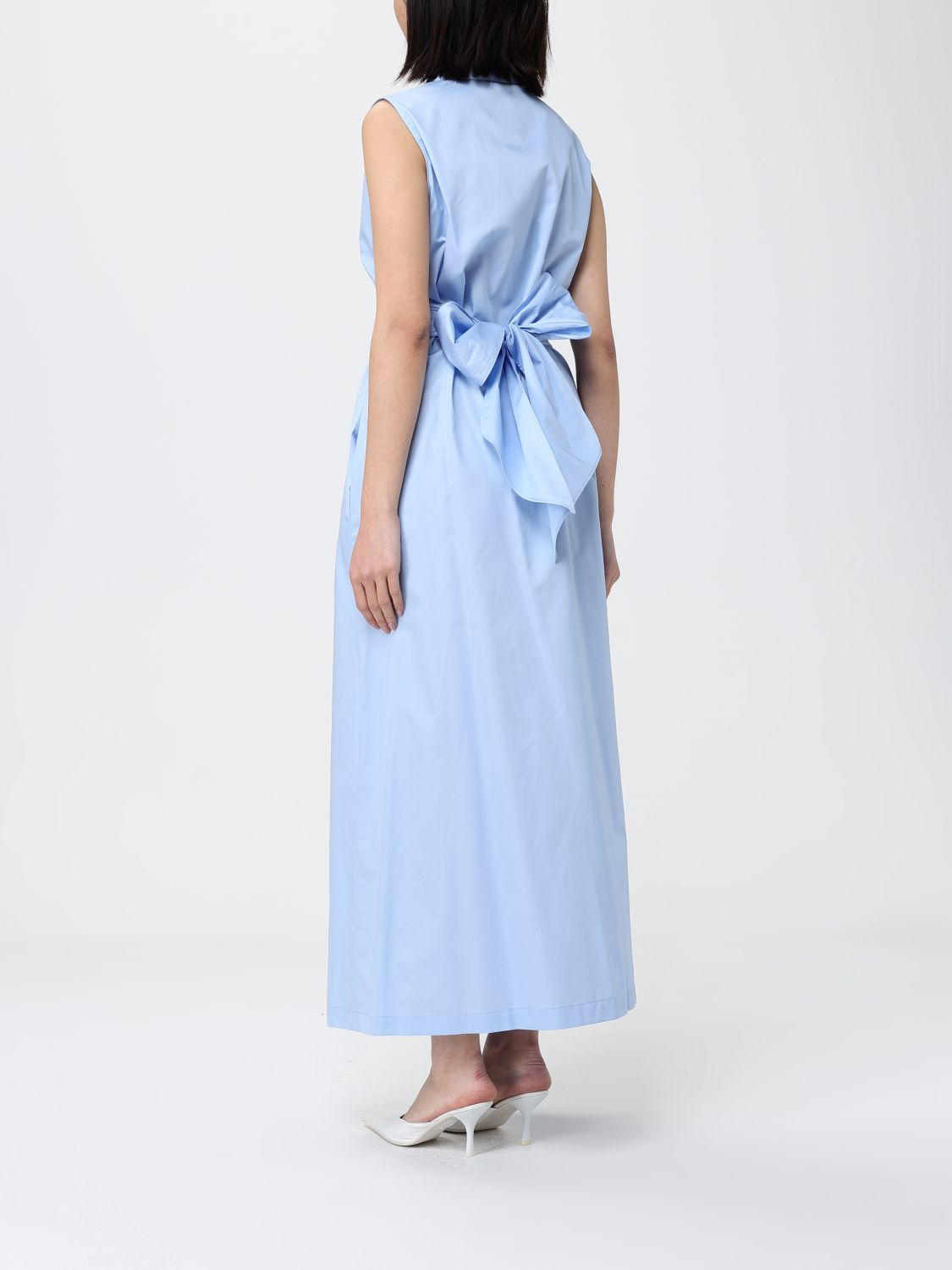 [HANITA] Sleeveless dress SS26 HV38284597 AZZURRO