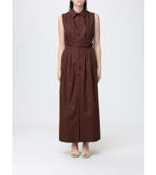 [HANITA] Sleeveless dress SS26 HV38284597 EBANO