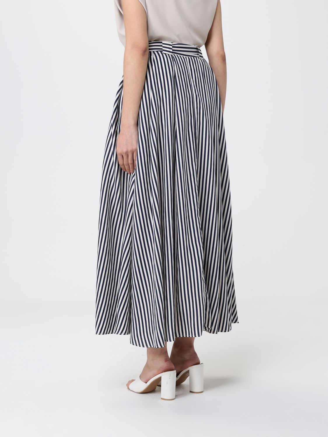 [HANITA] Long skirt SS26 HG10384577 BLU MARINE