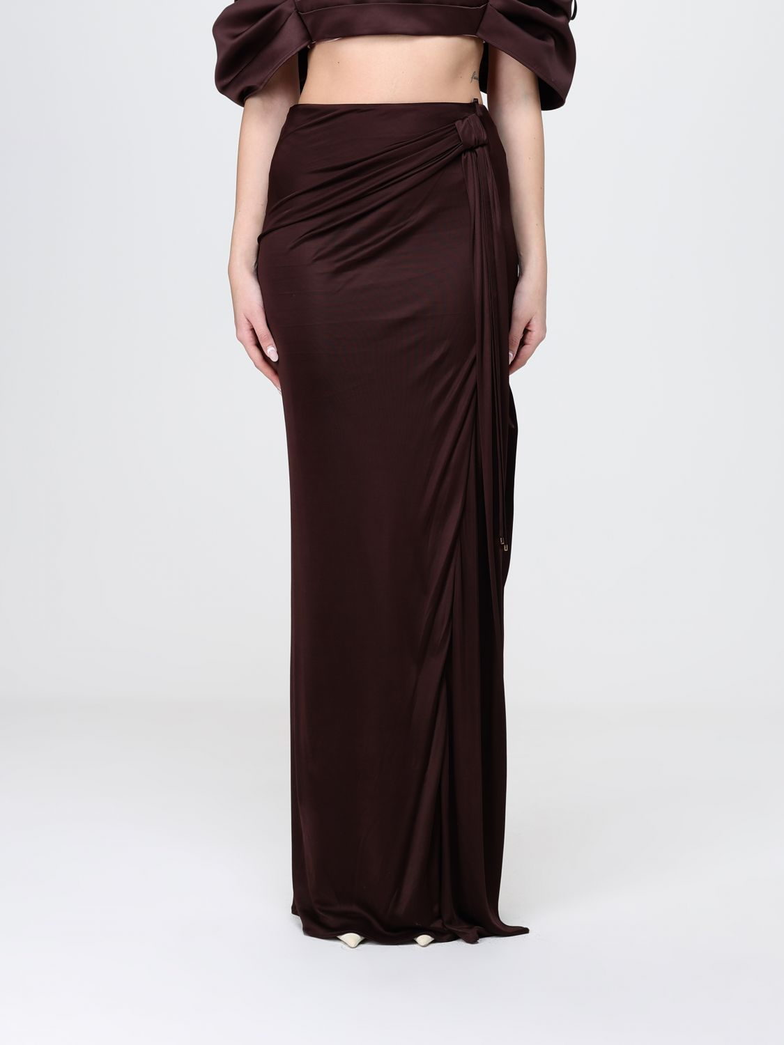 [ELISABETTA FRANCHI] Long skirt SS26 GOI66 644
