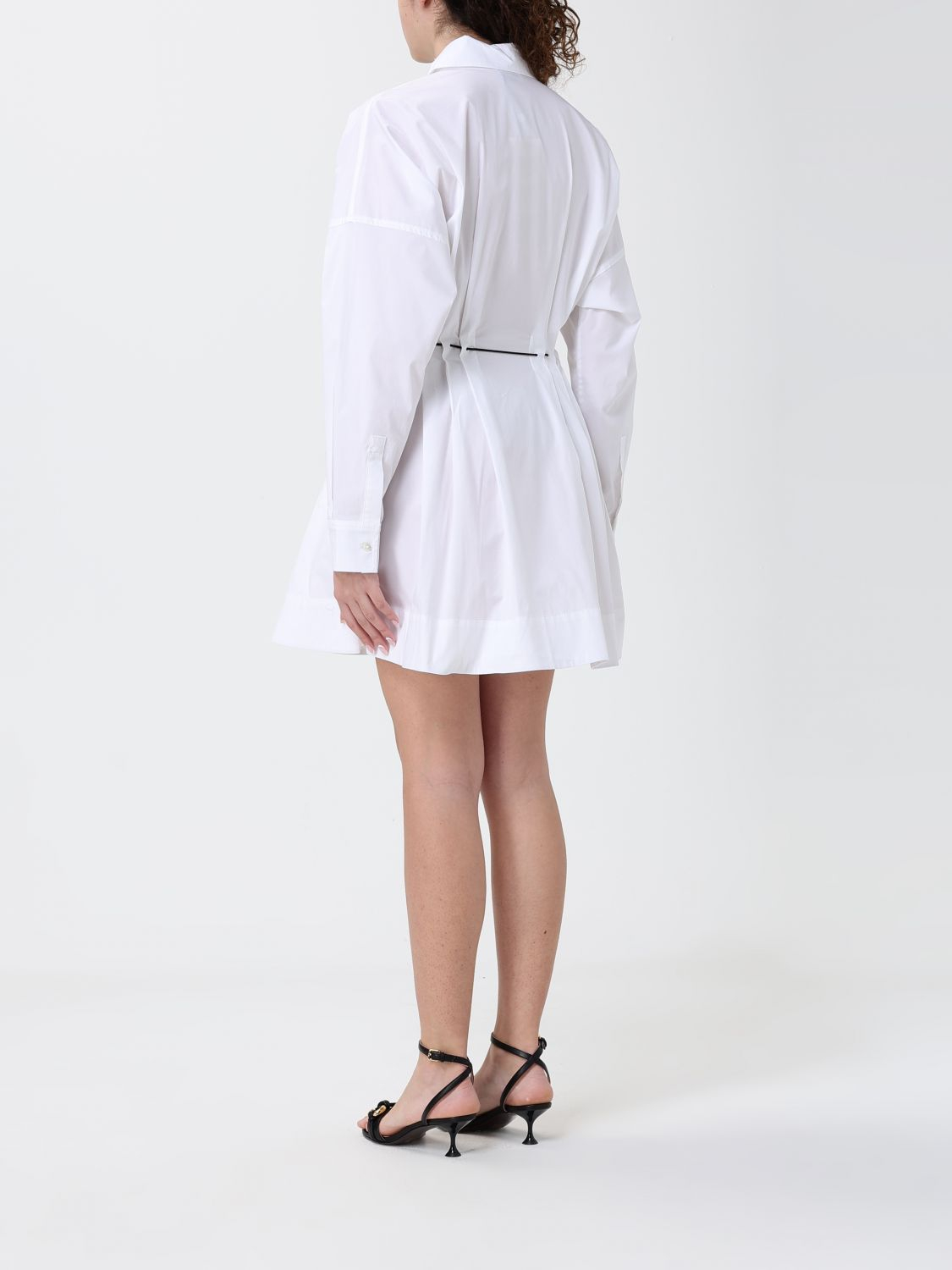 [Staud] Long sleeve dress SS26 R26R2180PO WHT
