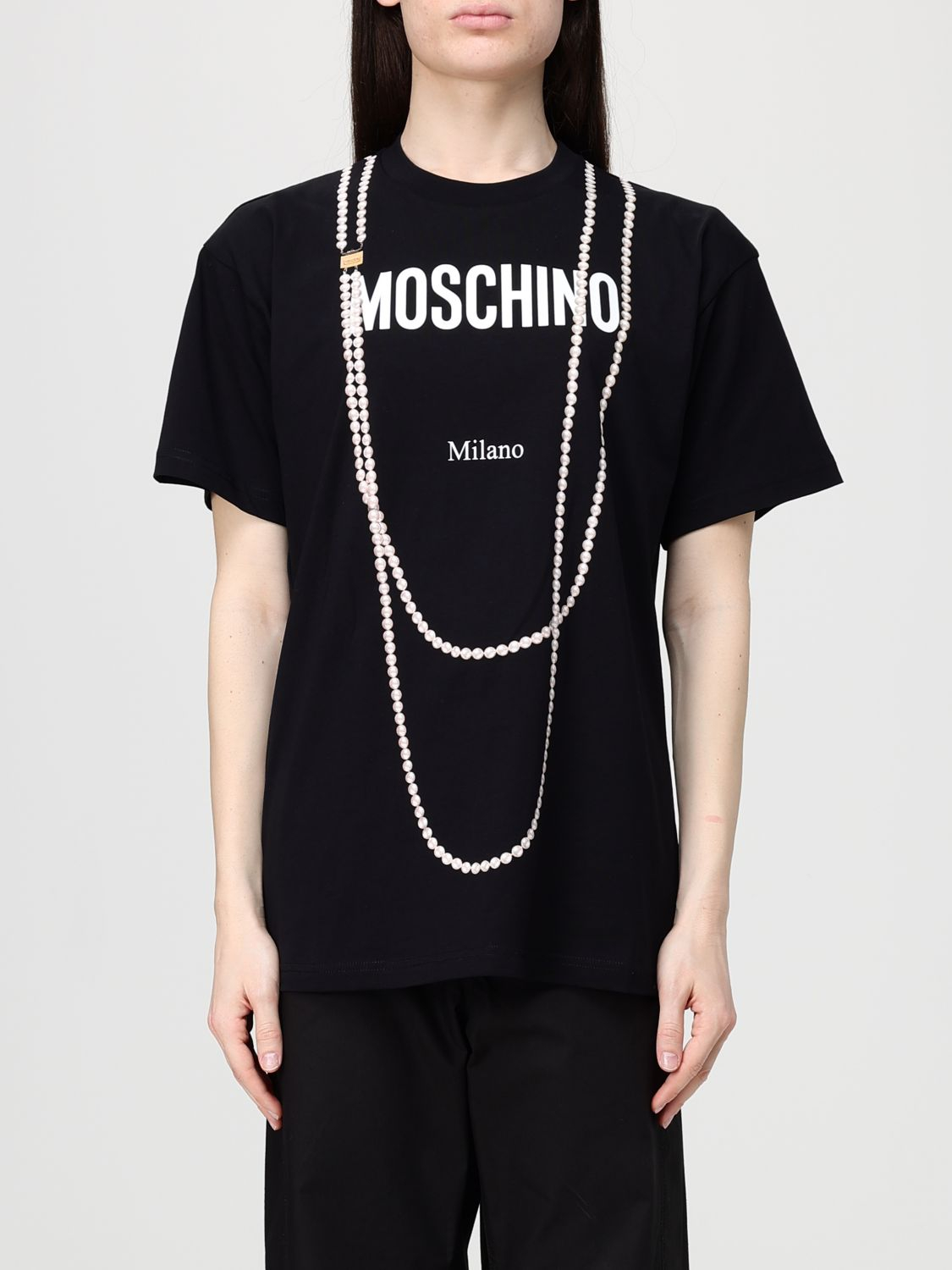 [MOSCHINO COUTURE] T-shirts Short Sleeve SS26 07180541 1555