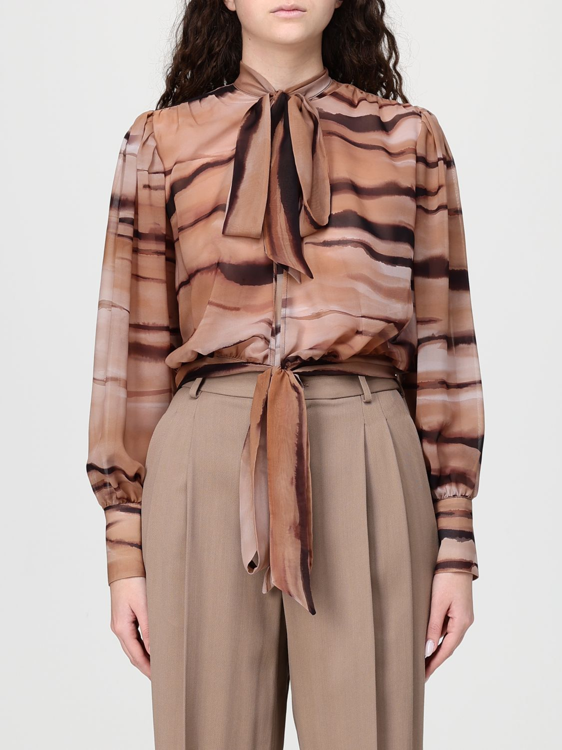 [ELISABETTA FRANCHI] Shirts Long Sleeve SS26 CA16062E2 470