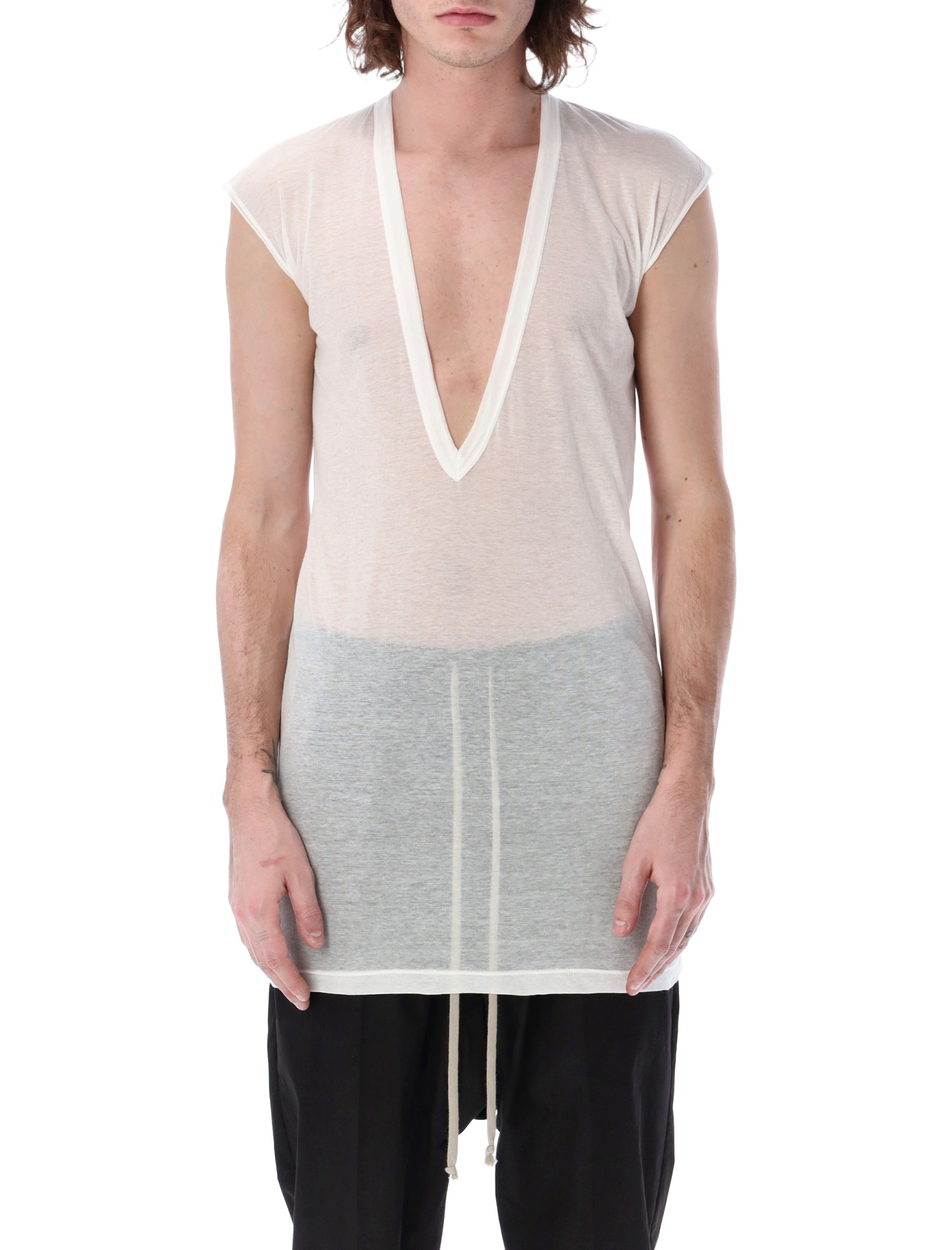 [Rick Owens] T-shirts Sleeveless SS26 RU01F2157UC11