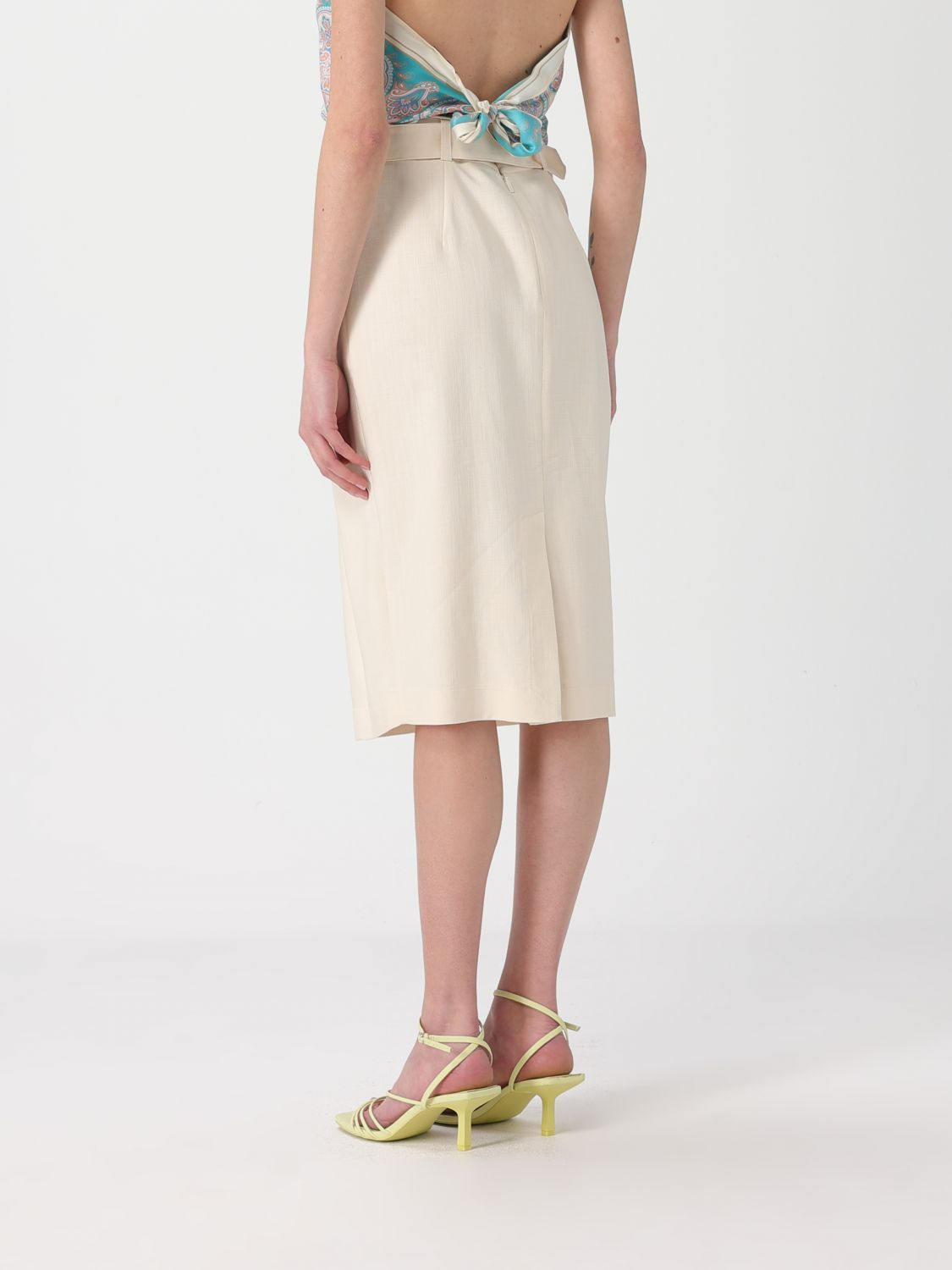 [PINKO] Midi skirt SS26 106449A2W6 C00