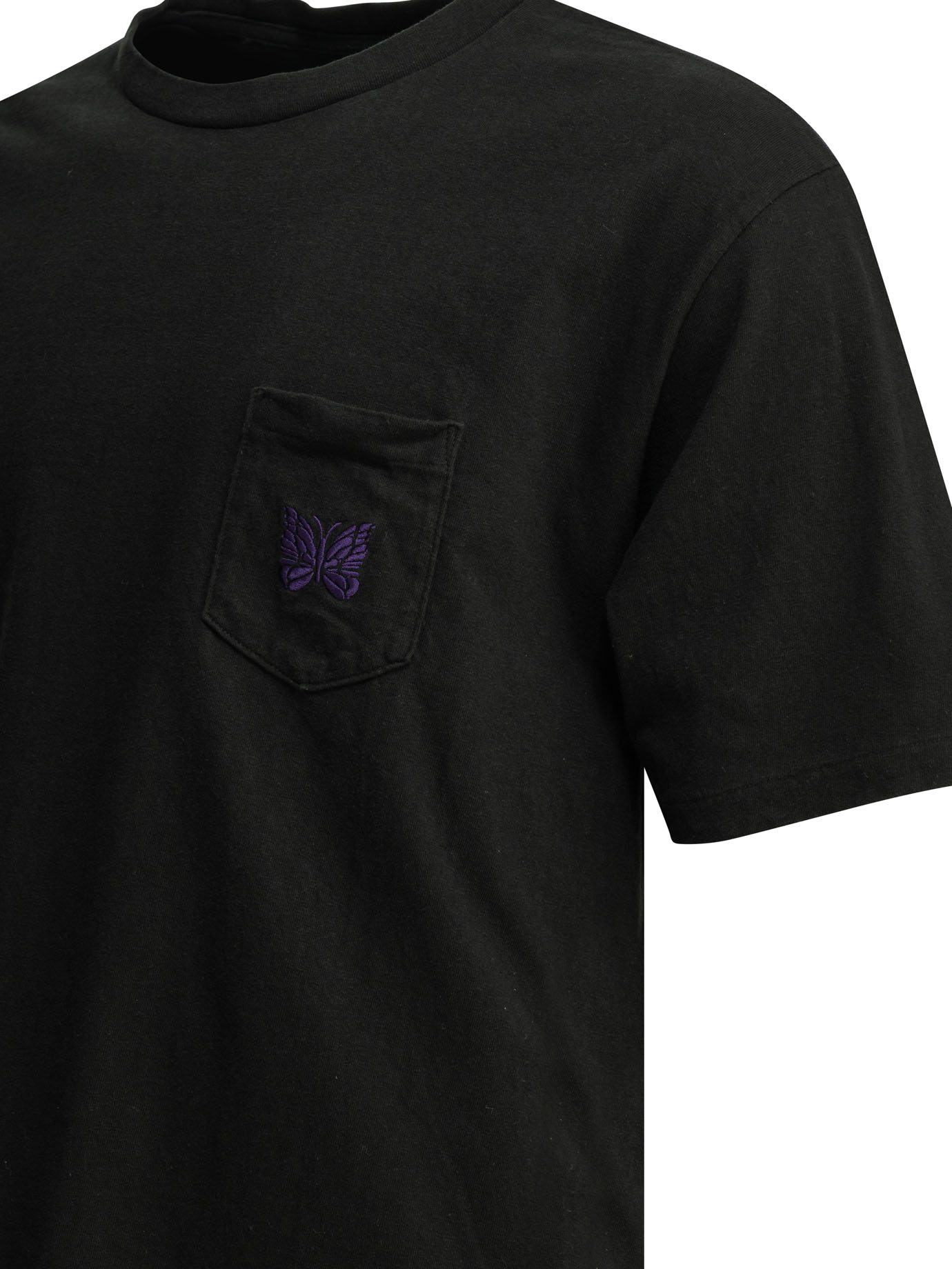 [Needles] T-shirts Short Sleeve SS26 SX444G-Black