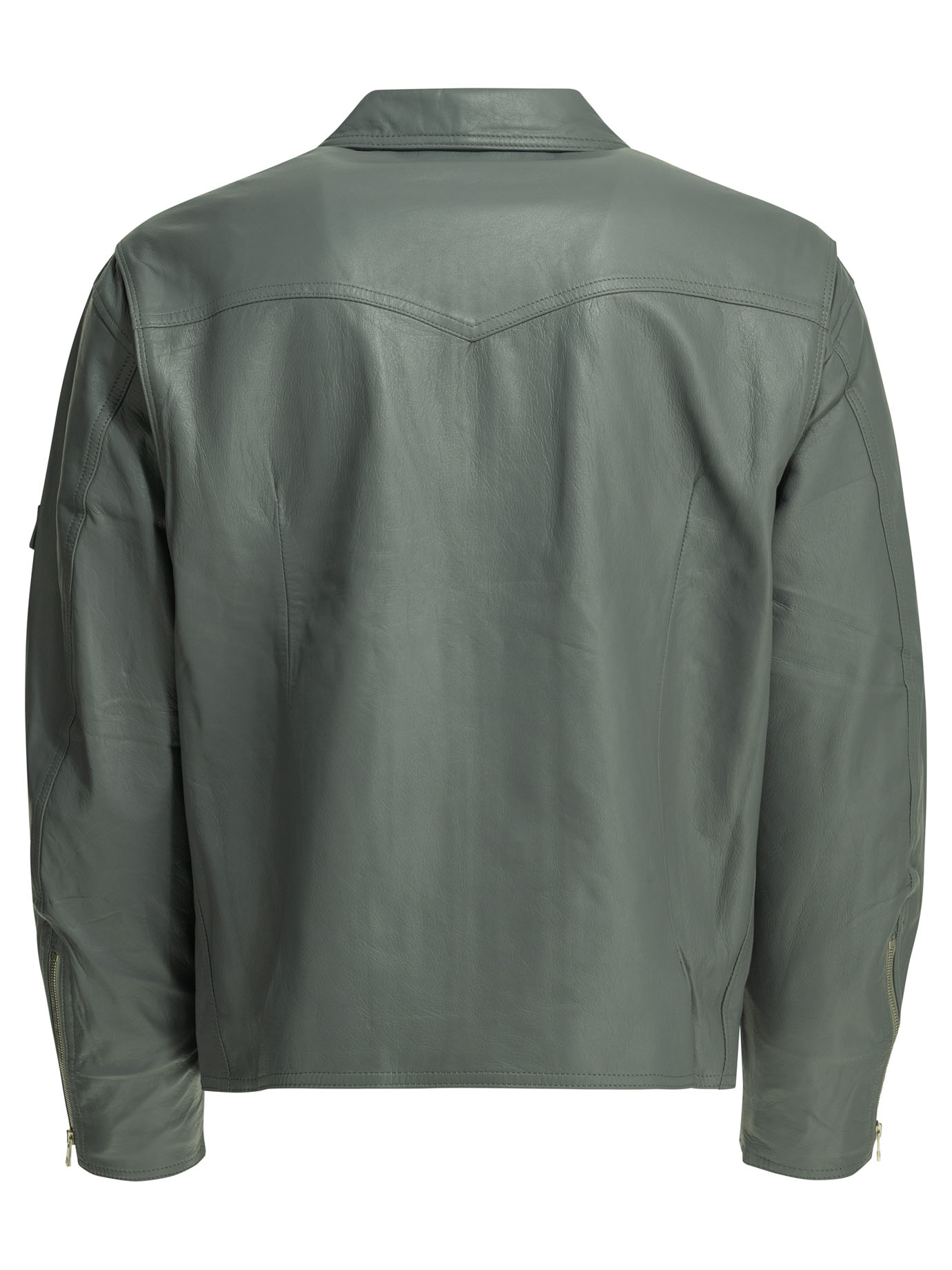 [Needles] Leather Jacket SS26 SX120A-Grey