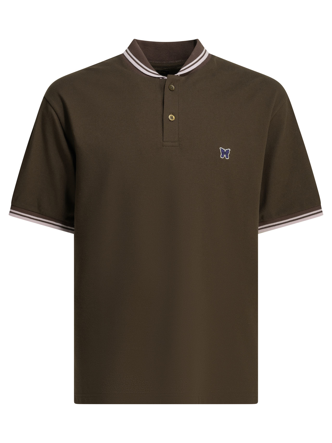 [Needles] T-shirts Short Sleeve SS26 SX441C-Brown
