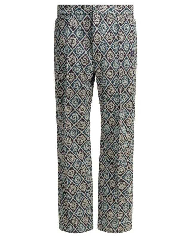 [Needles] Trousers SS26 SX401A-Blue/Purple