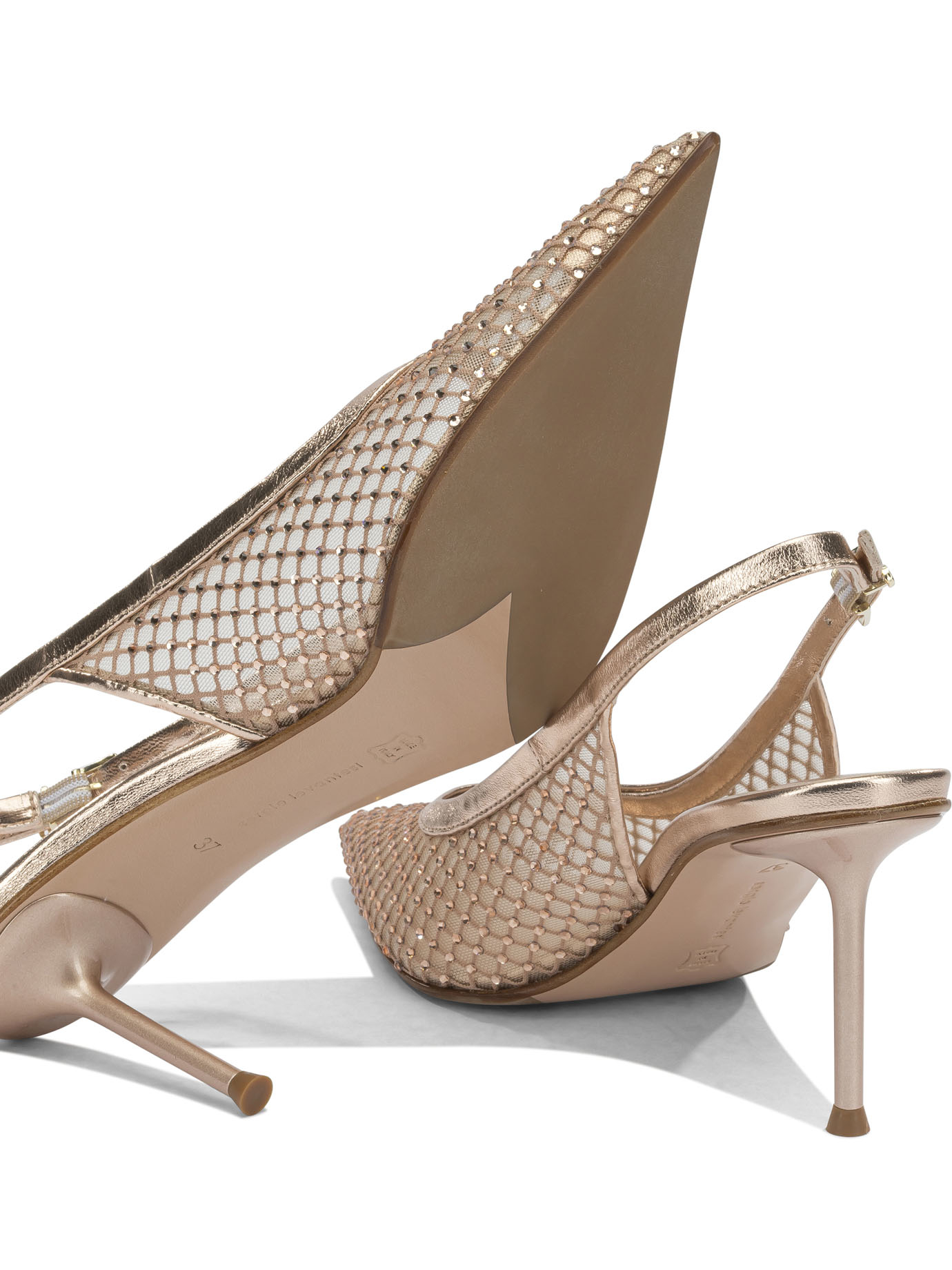 [Sergio Levantesi] Slingback SS26 GRETA6GILI PELLE AMBER