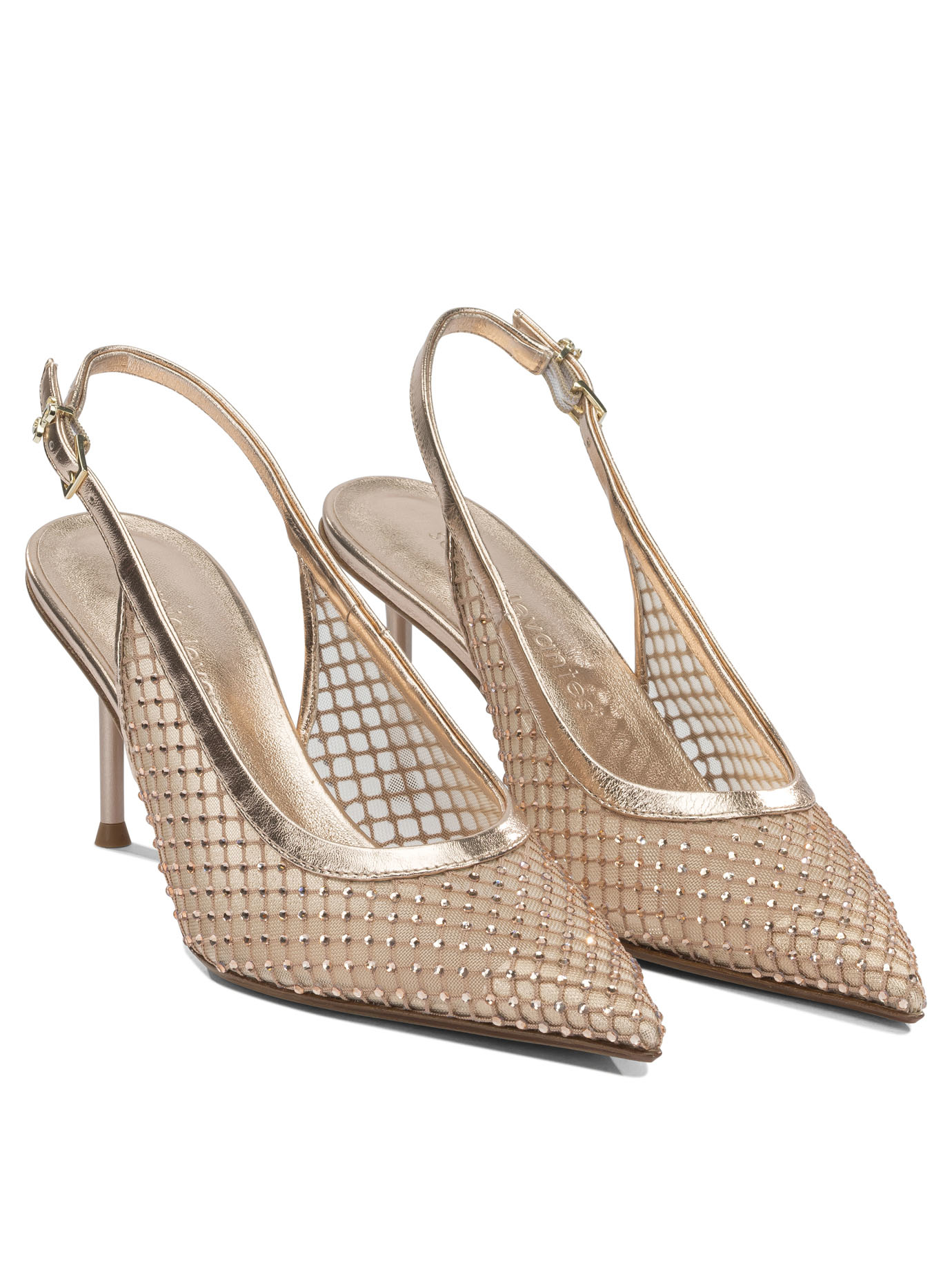 [Sergio Levantesi] Slingback SS26 GRETA6GILI PELLE AMBER