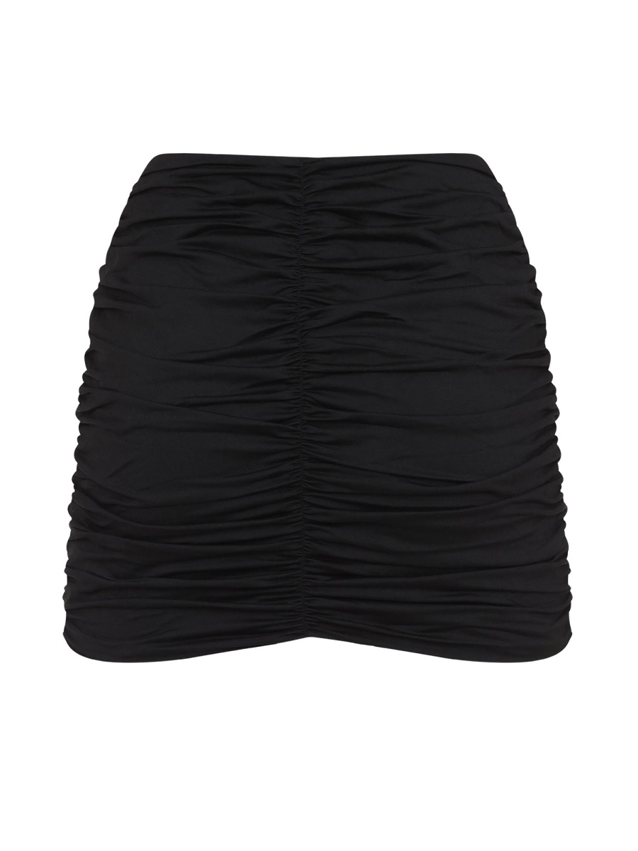 [LA REVECHE] Shorts SS26 LILLIBET-SKIRT_BLACK/IVORY