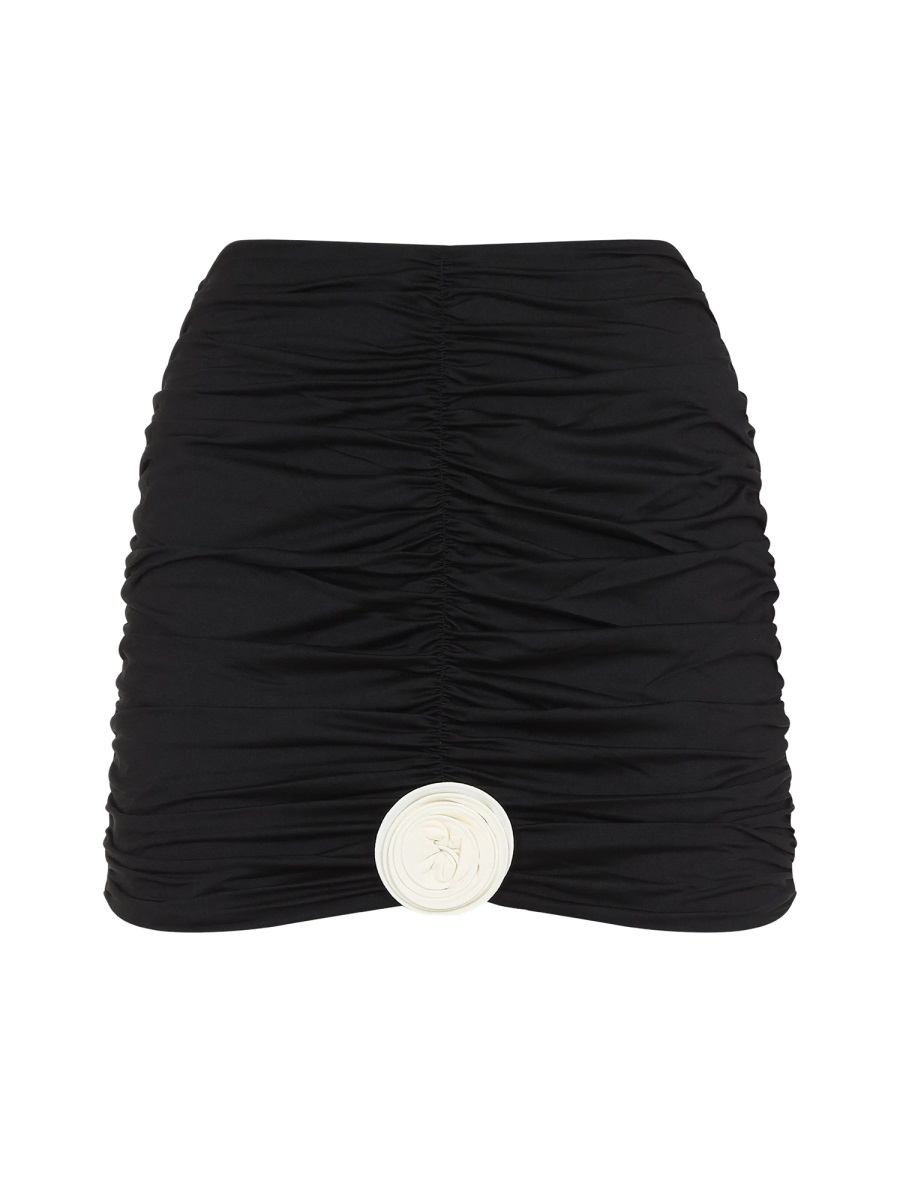 [LA REVECHE] Shorts SS26 LILLIBET-SKIRT_BLACK/IVORY