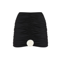 [LA REVECHE] Shorts SS26 LILLIBET-SKIRT_BLACK/IVORY