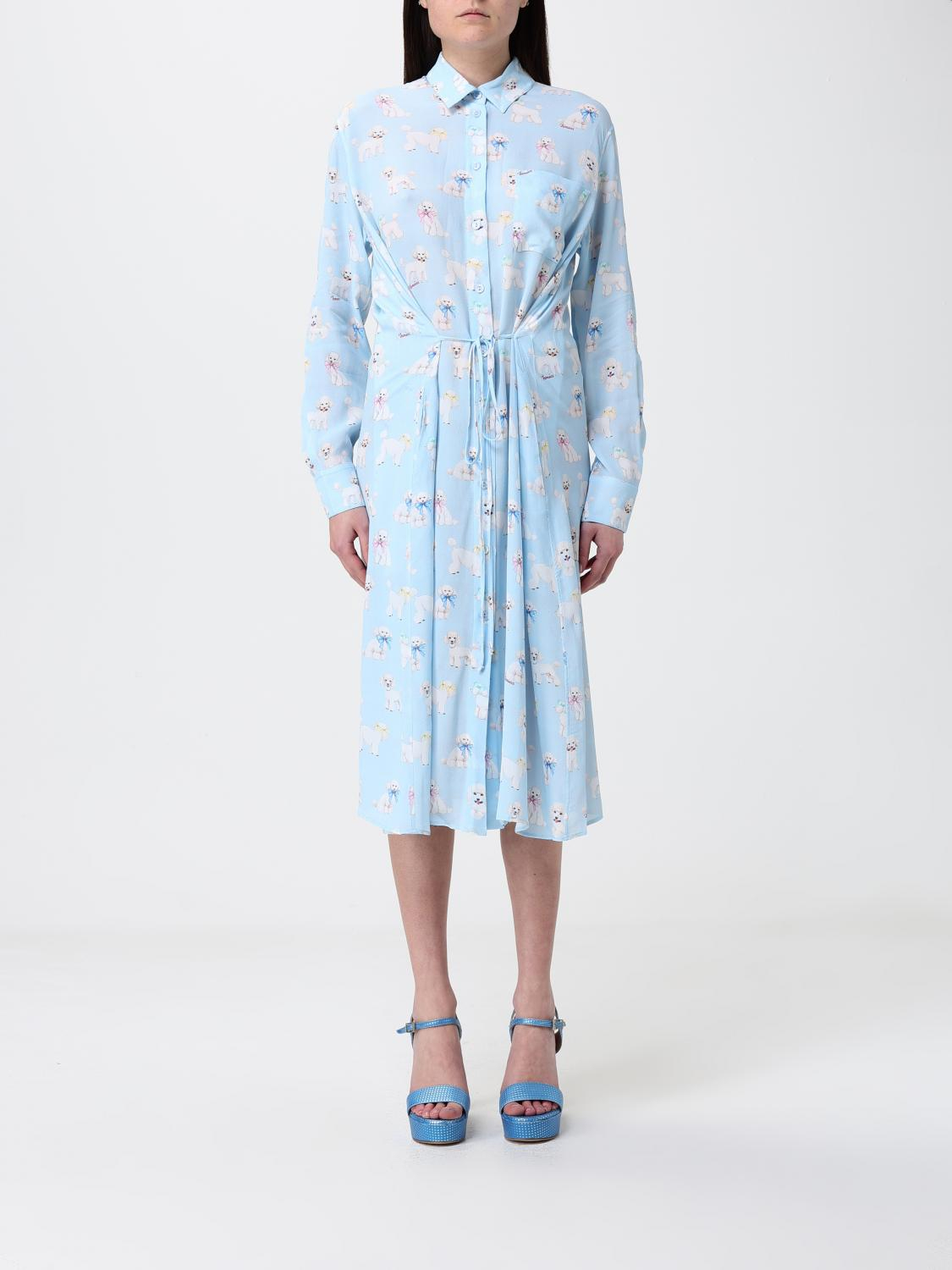 [FIORUCCI] Long sleeve dress SS26 W26SSDRI005VI01 BL02