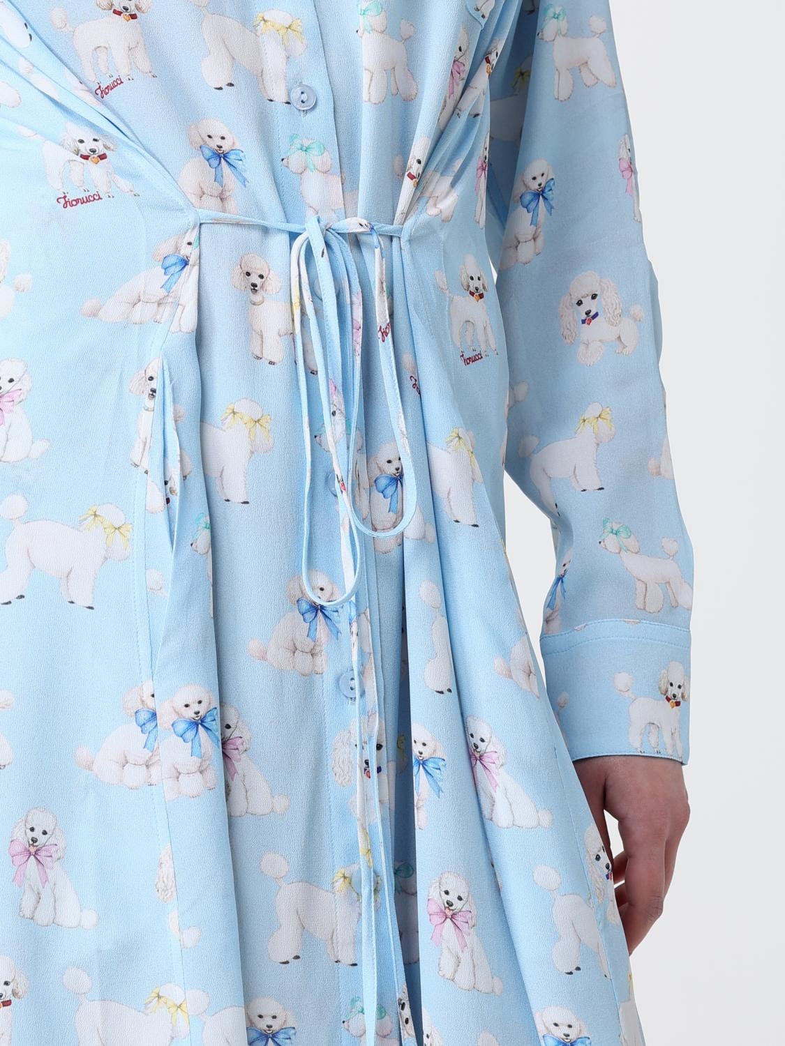 [FIORUCCI] Long sleeve dress SS26 W26SSDRI005VI01 BL02