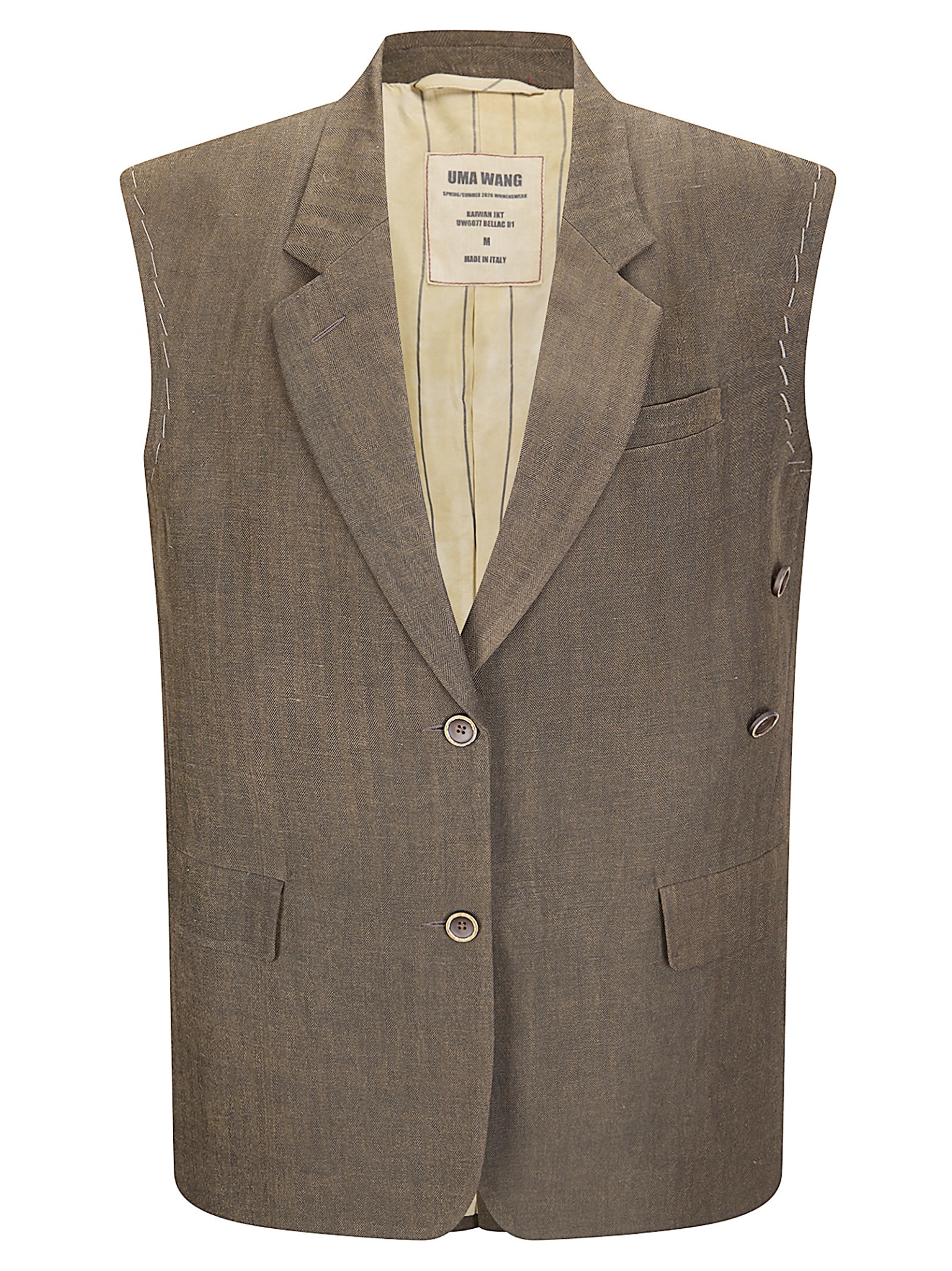 [UMA WANG] Vest SS26 UW6077 UW690
