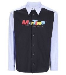 [Martine Rose] Shirts Long Sleeve SS26 494WS36531 BLU
