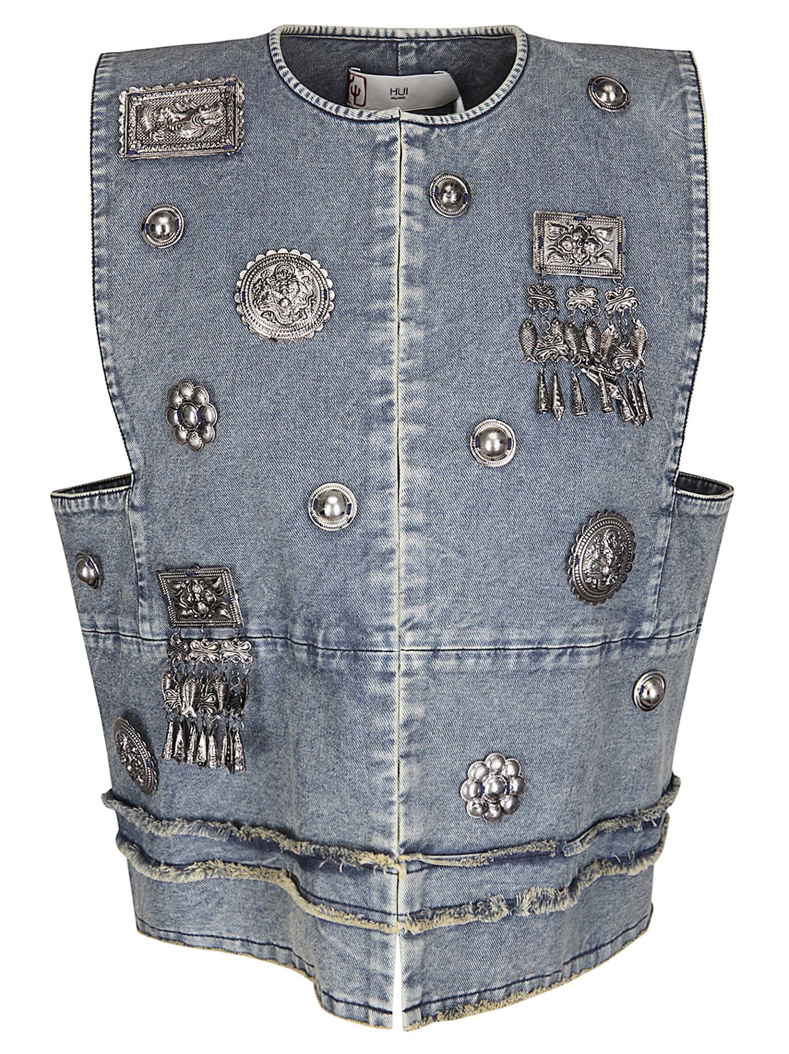 [HUI] Vest SS26 HW21GD3637 BLUE