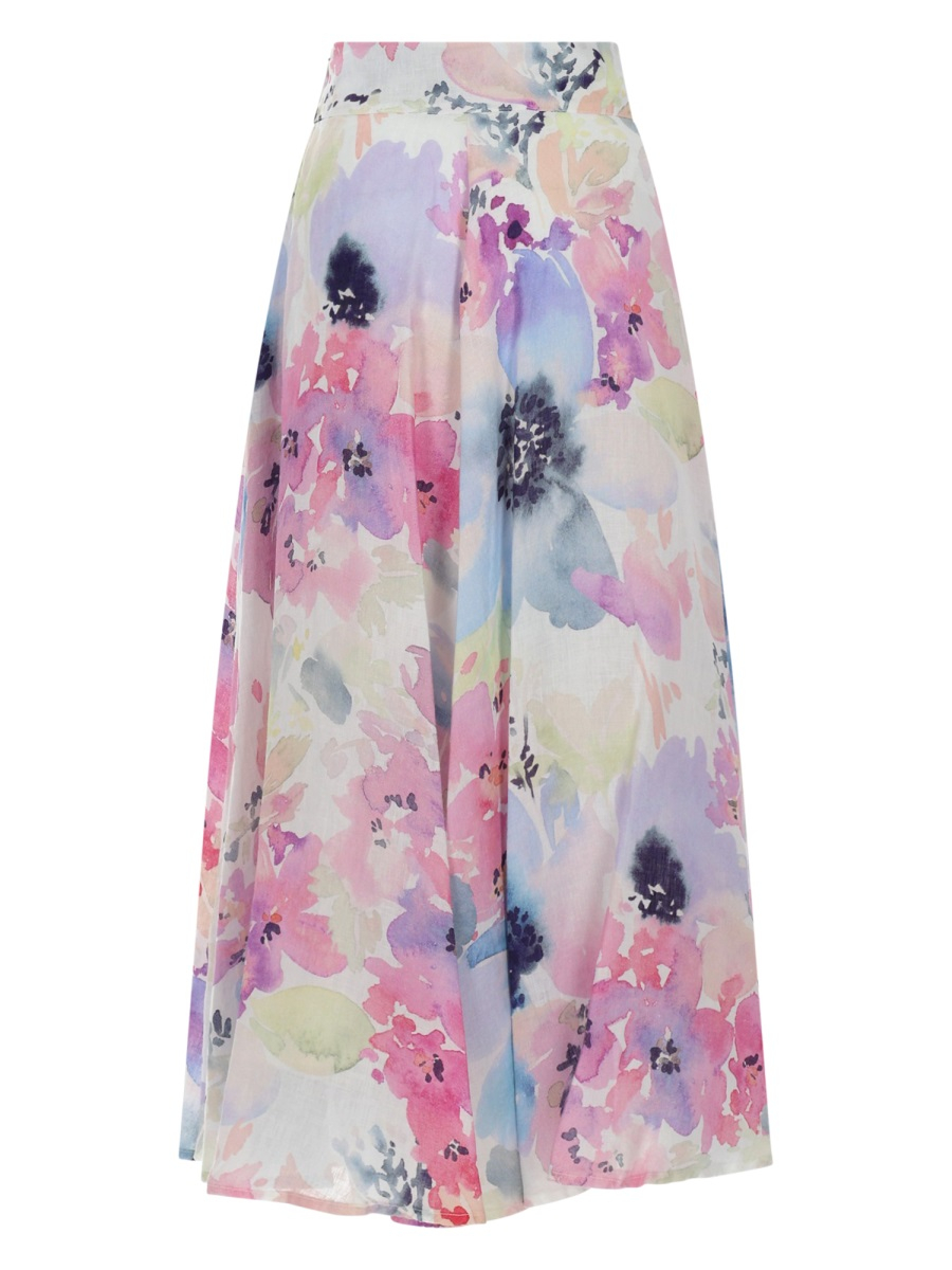 [120% LINO] Long skirt SS26 33ALIW59AF_000G454100001