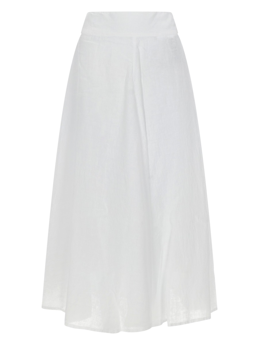 [120% LINO] Long skirt SS26 33ALIW59AF_000B317000050
