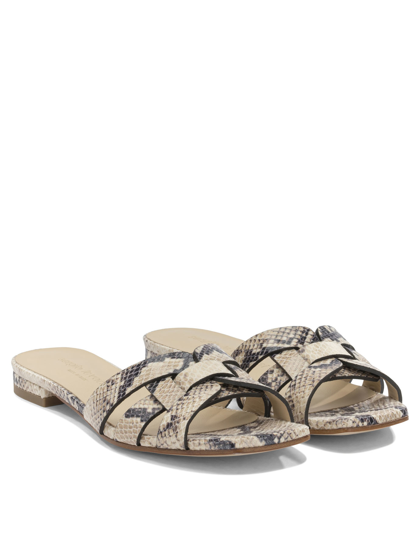 [Sergio Levantesi] Sandals SS26 NORMA6PITONE SABBIA