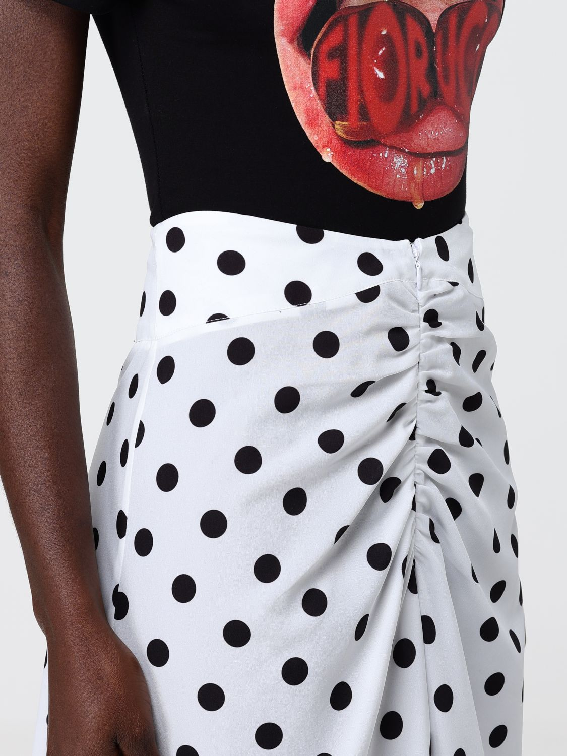[FIORUCCI] Long skirt SS26 W26SSBSK013PL02 WH01