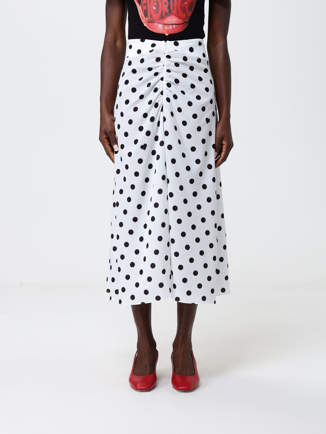 [FIORUCCI] Long skirt SS26 W26SSBSK013PL02 WH01