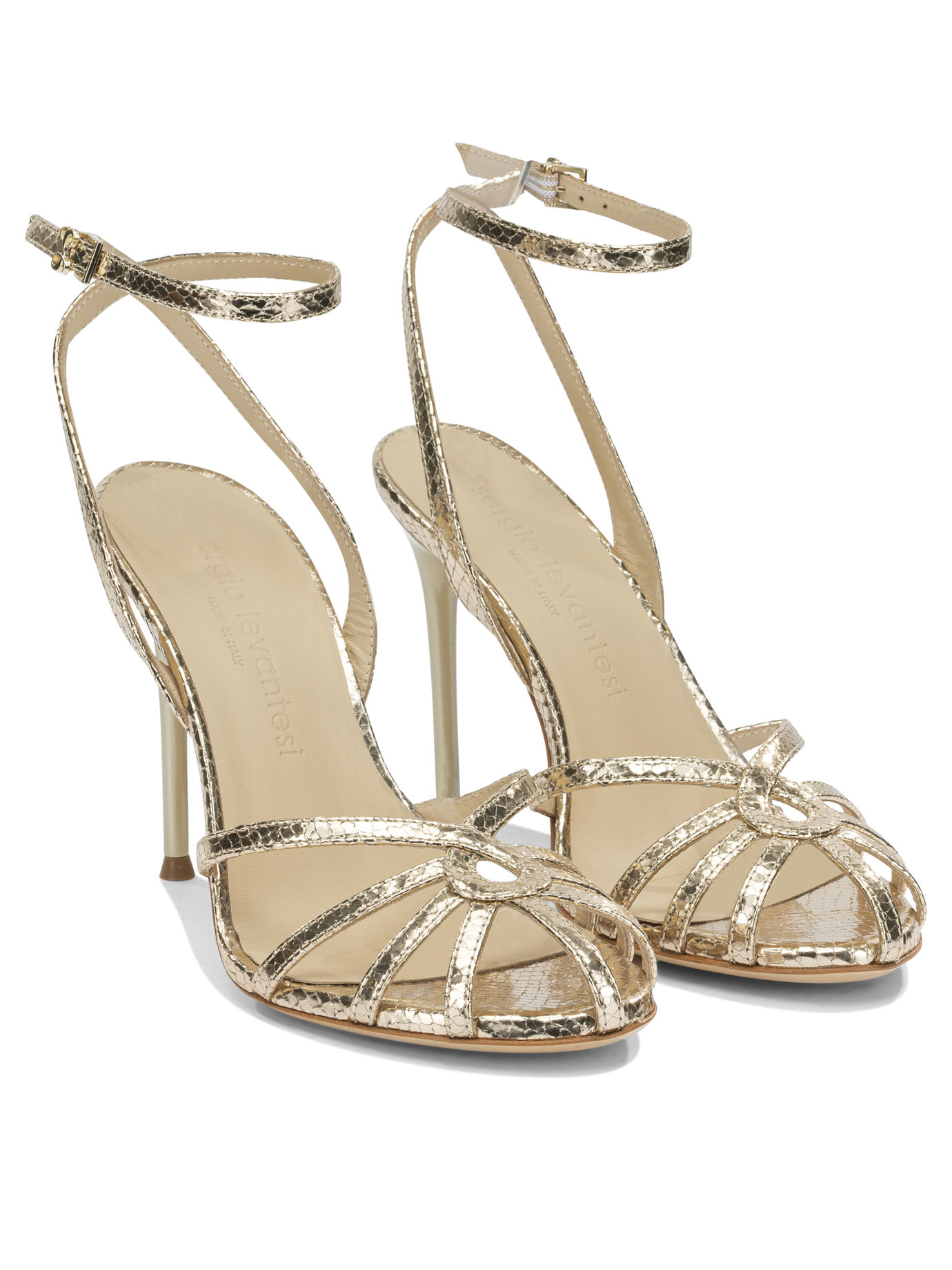 [Sergio Levantesi] Sandals SS26 RAYKAV6ASPIS PLATINO ROSATO