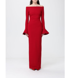 [Solace London] Long sleeve dress SS26 OS46053 RED